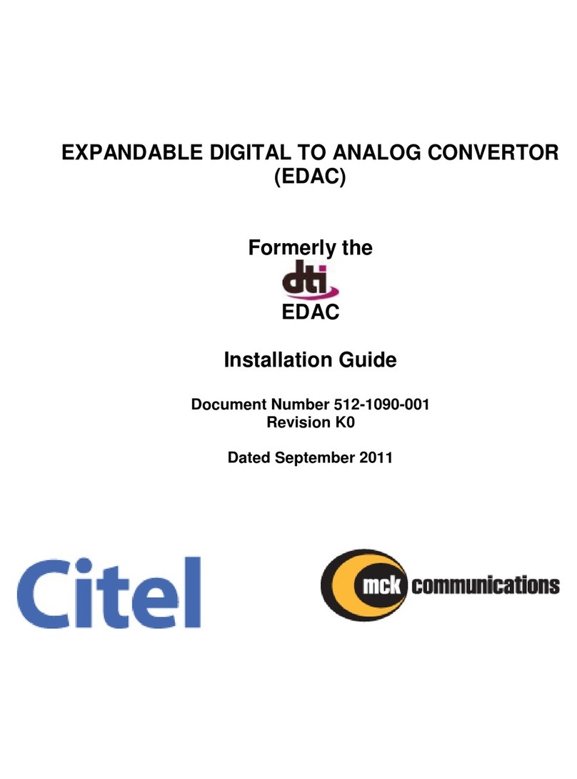 Citel EDAC installation guide