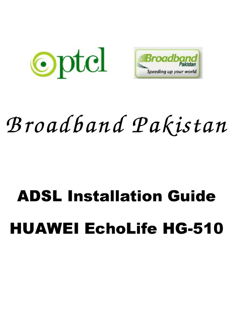 Huawei EchoLife HG510 User manual