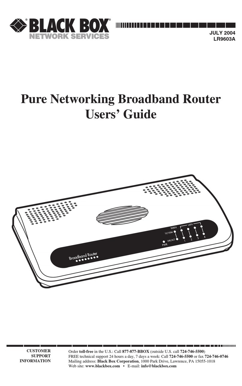 Black Box LR9603A user guide