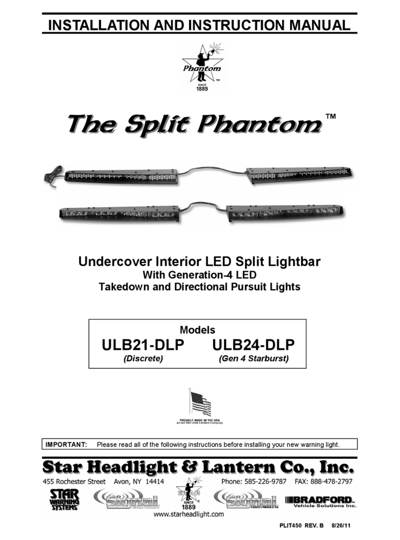 Split Phantom ULB21-DLP Installation and instruction manual