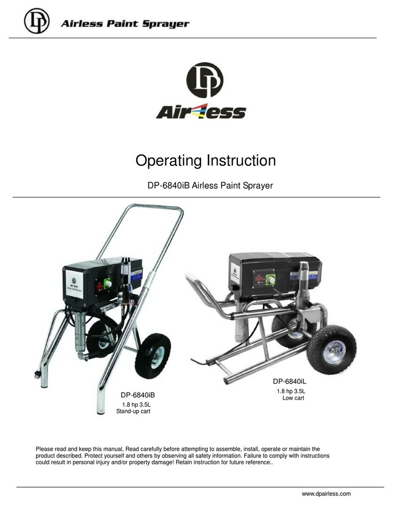 Airless DP-6840iB Operating	 instruction