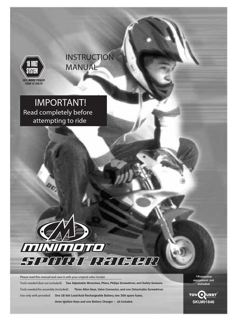 MINIMOTO Sport Racer instruction manual