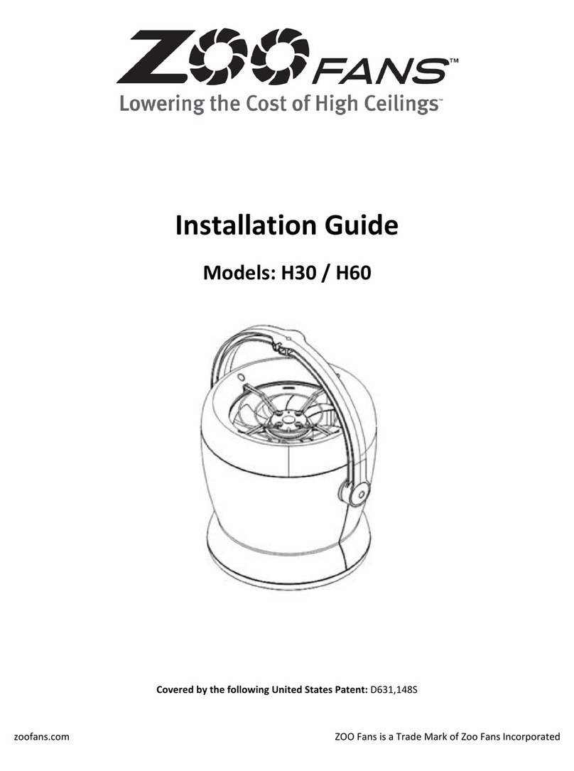 Zoo Fans H30 installation guide