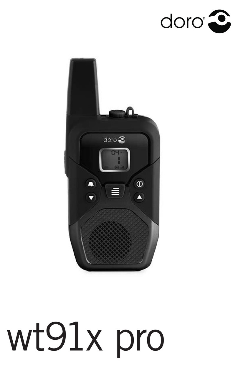 Doro wt91x pro user manual