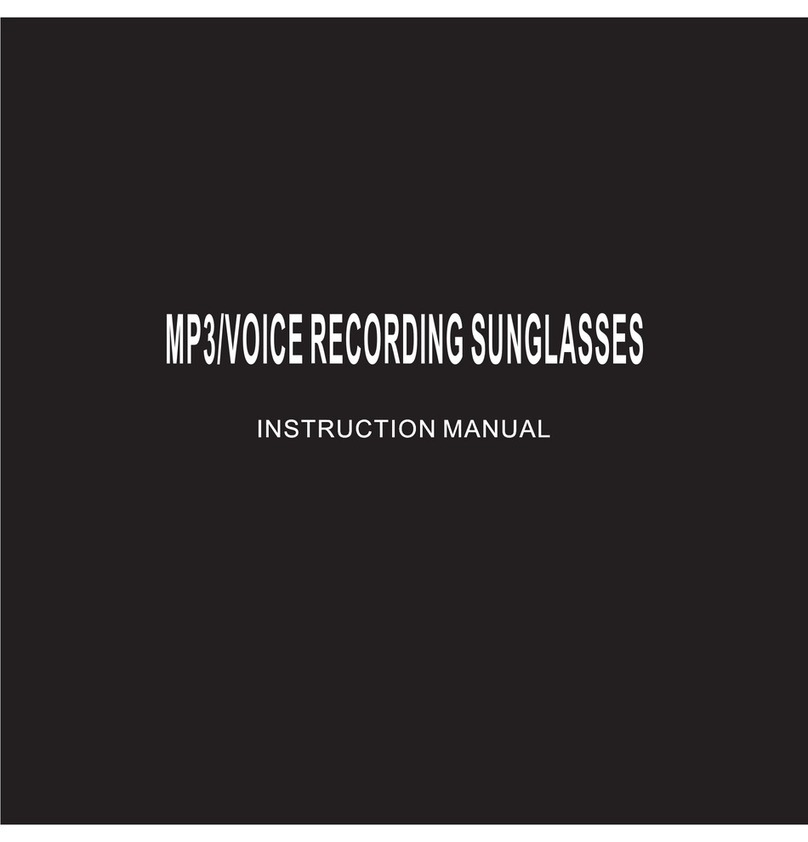 Xonix MP3 Sunglasses instruction manual