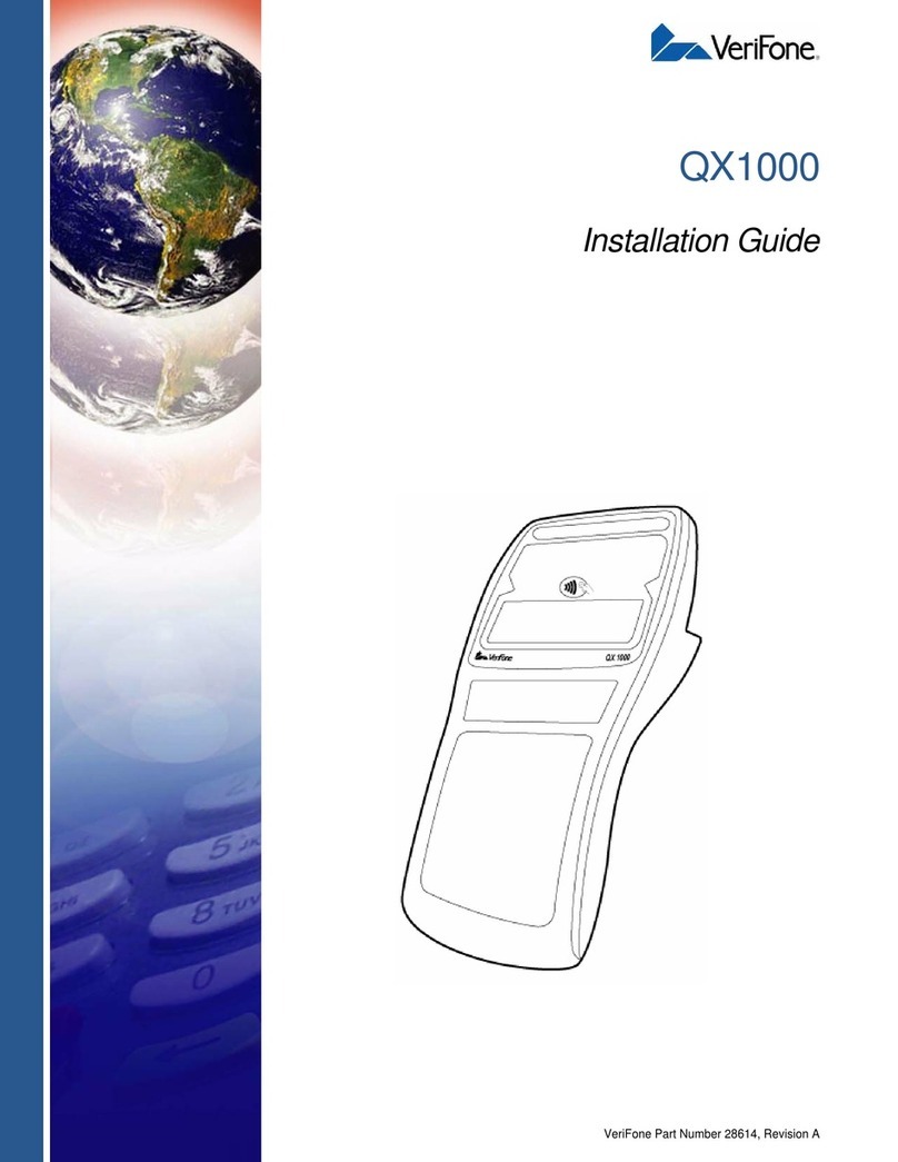 VeriFone QX1000 User manual