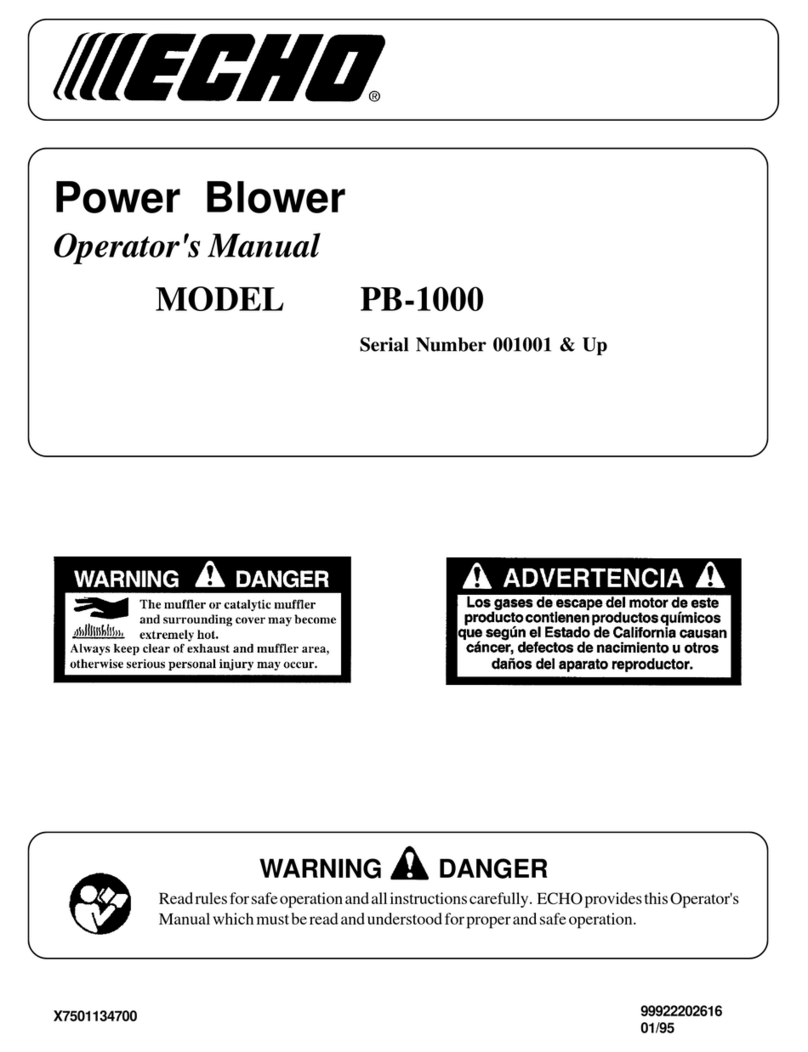 Echo PB-1000 User manual