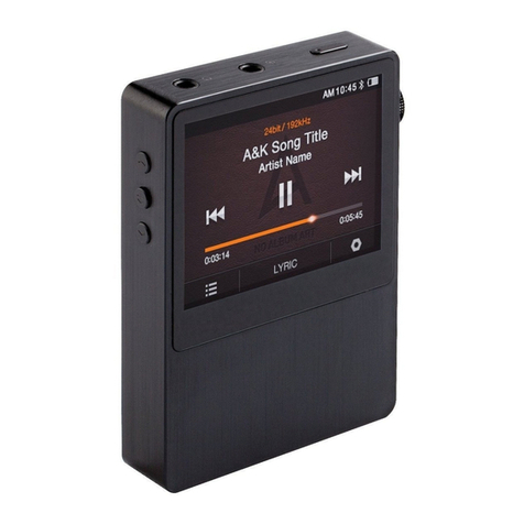 Astell & Kern AK100 II User manual Astell & Kern AK100 II User manual