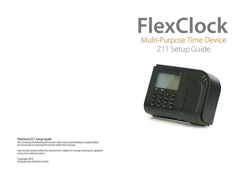 Flexclock Z11 Setup guide
