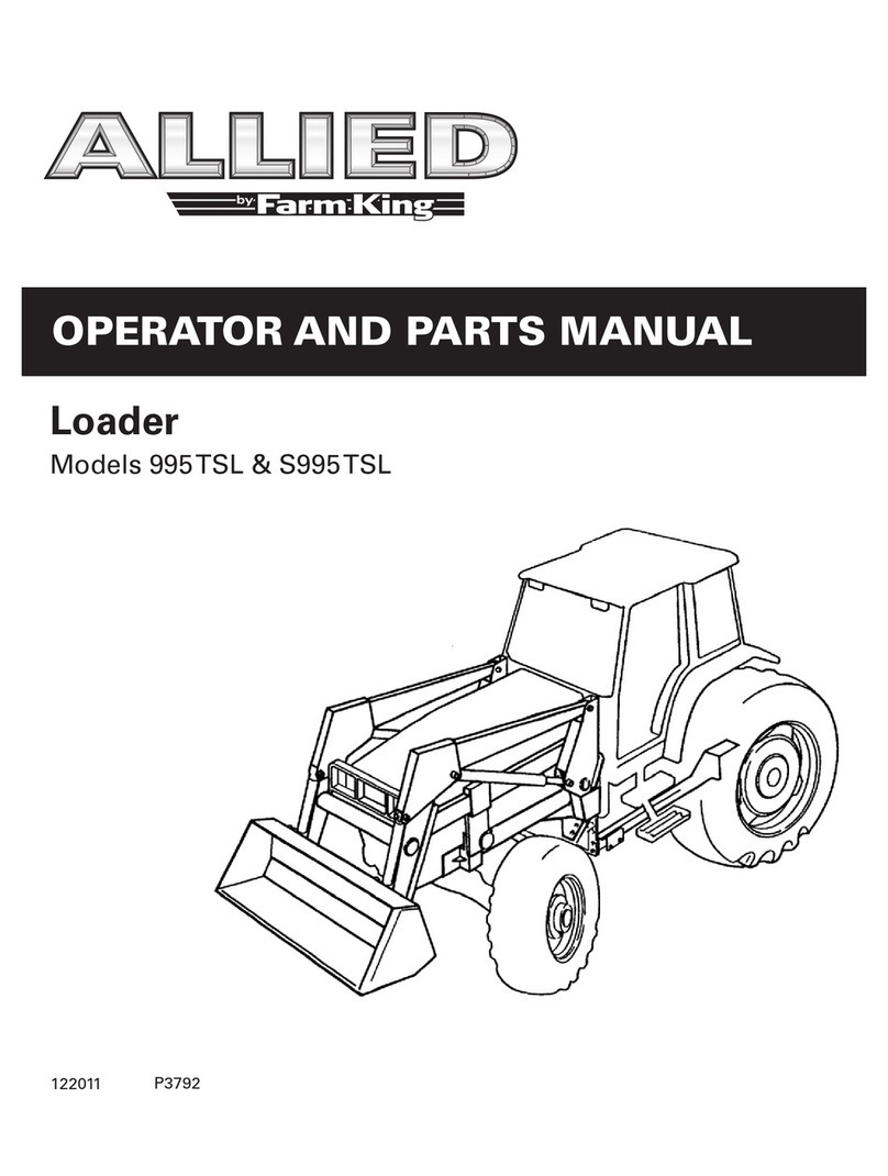 Allied 995 TSL Operator and parts manual