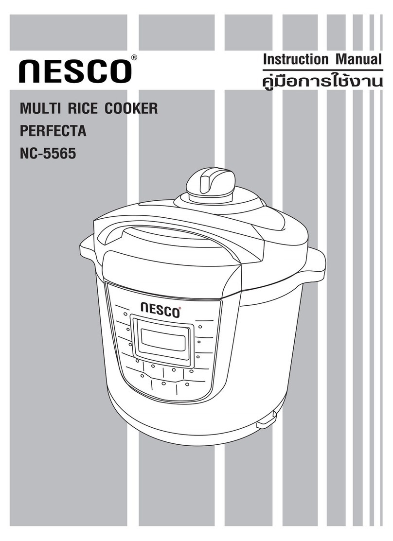 Nesco Perfecta NC-5565 instruction manual