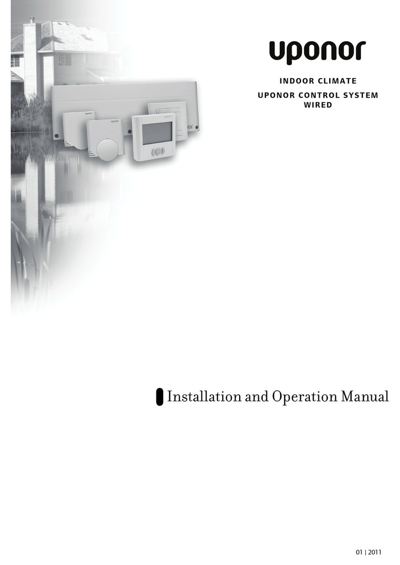 Uponor UponorControl System User manual