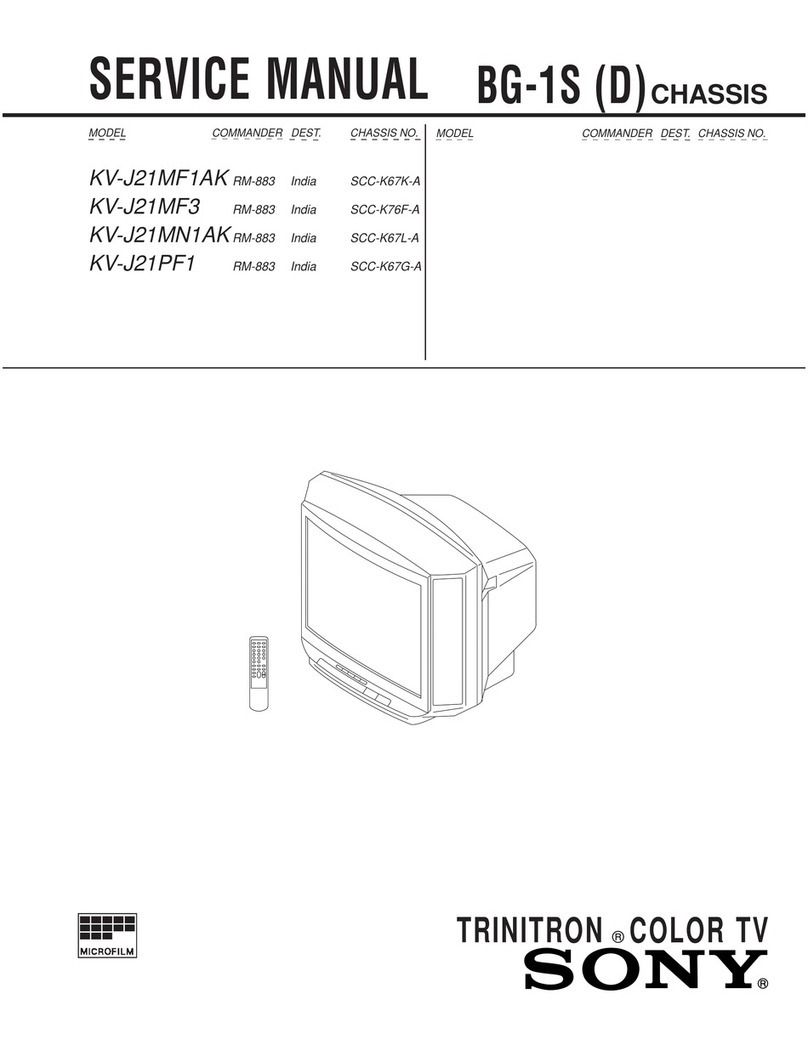 Sony TRINITRON KV-J21MF1AK User manual