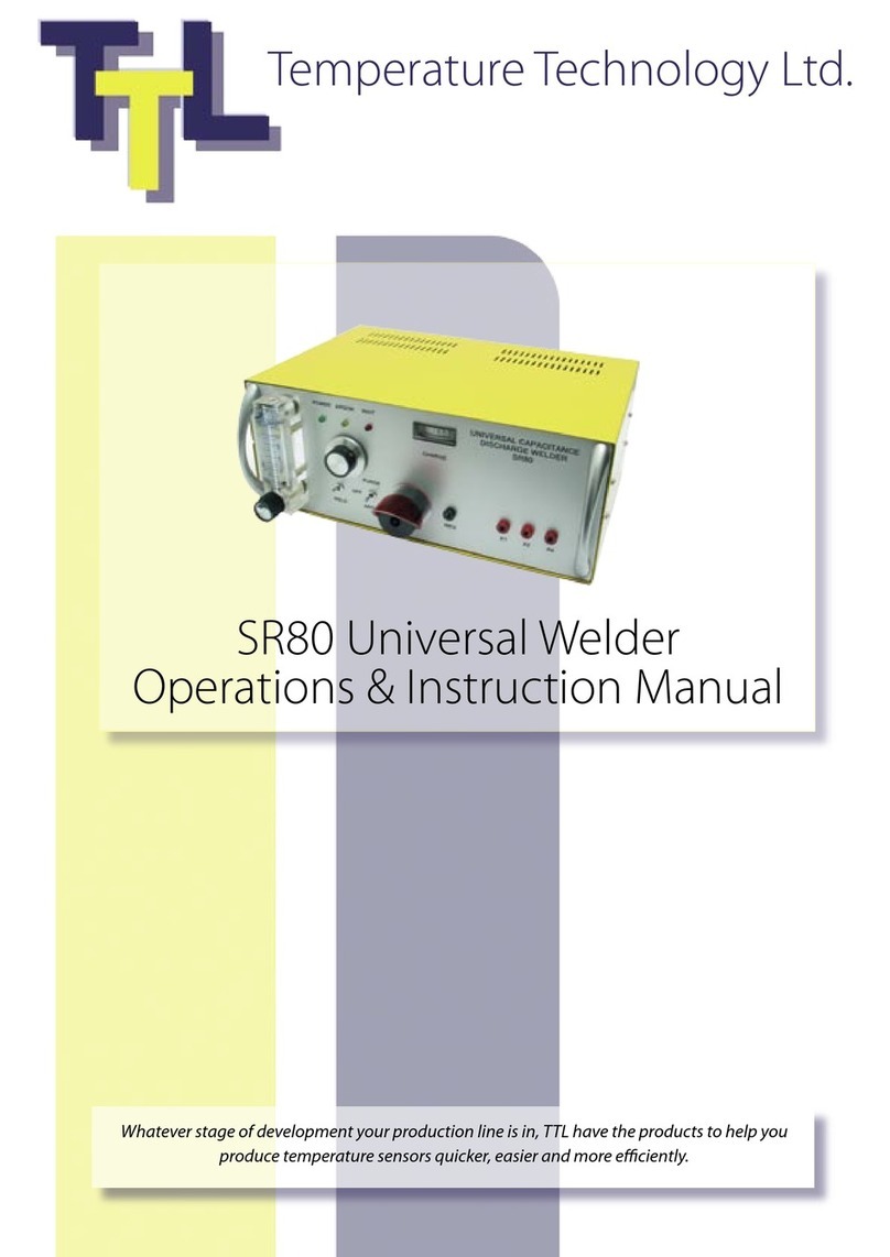 Temperature SR80 Operation & instruction manual
