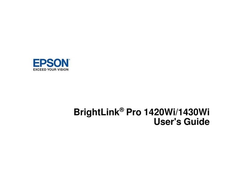 Epson BrightLink Pro 1430Wi User manual