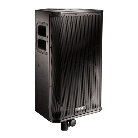 QSC HPR152F quick start guide