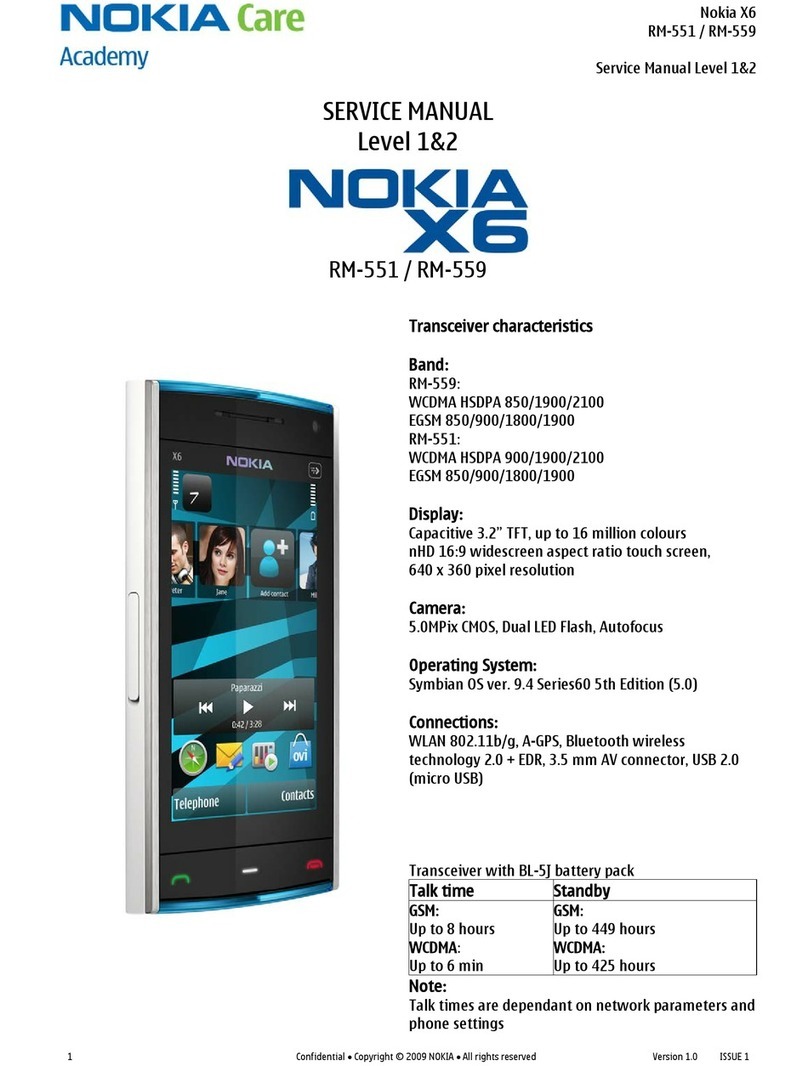 Nokia X6 User manual Nokia X6 User manual