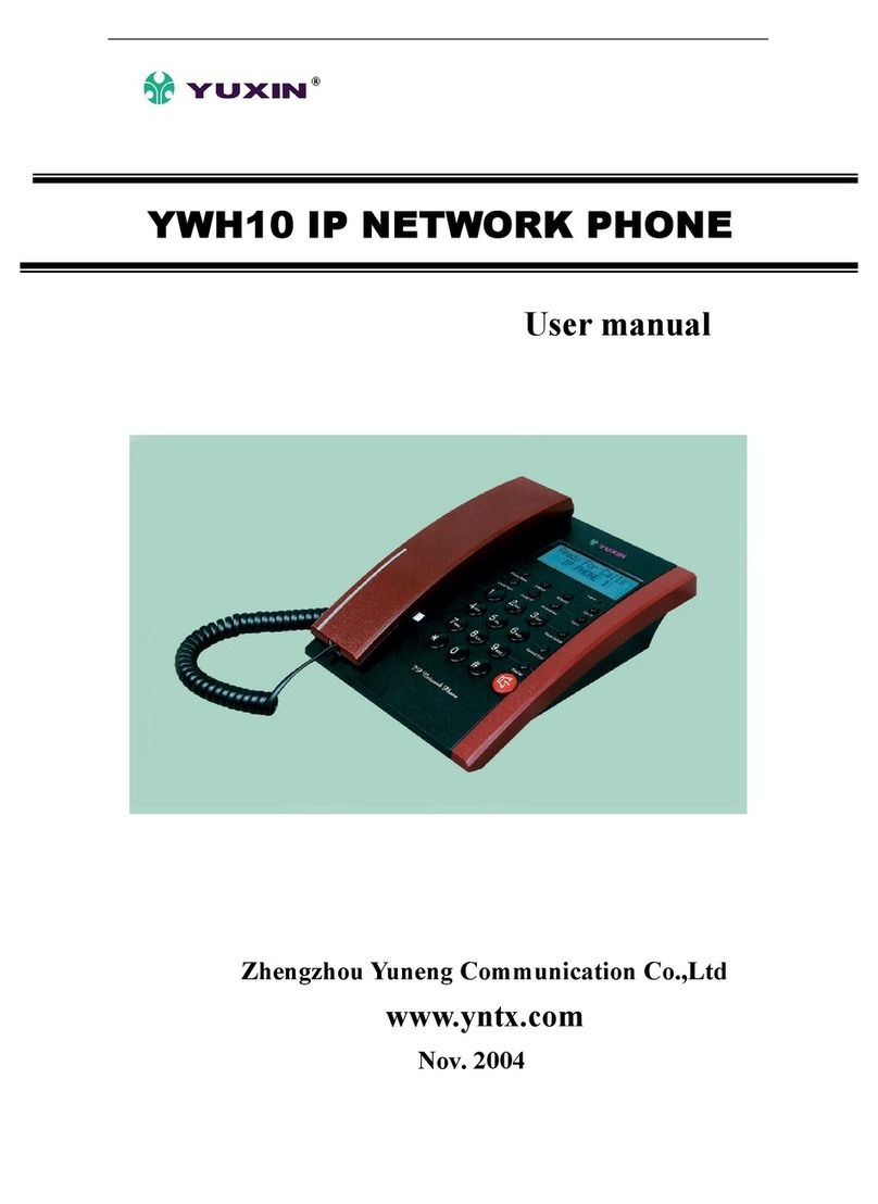 Yuxin YWH10 user manual