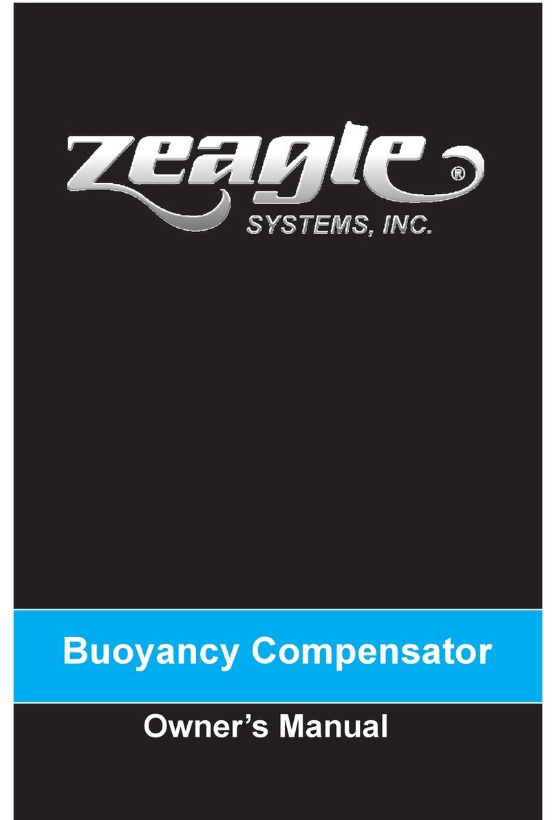 Zeagle Buoyancy Compensator User manual