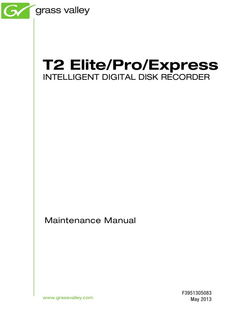 GRASS VALLEY T2 Elite Maintenance manual