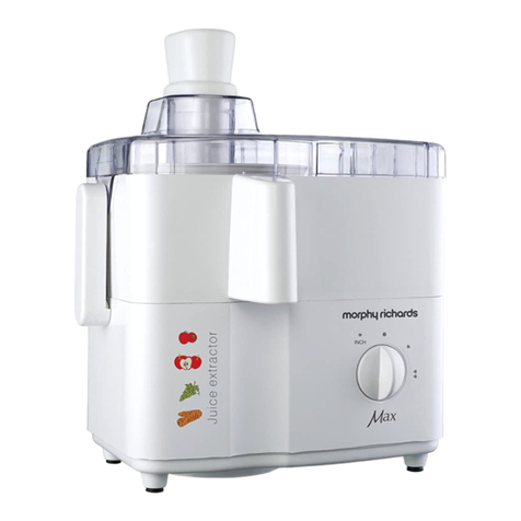 Morphy Richards Max User manual