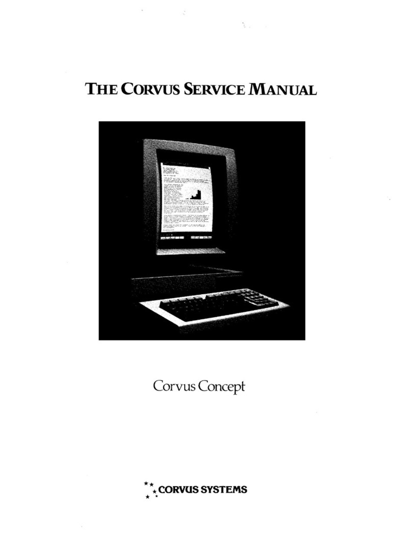 Corvus systems Personal Workstation Service manual