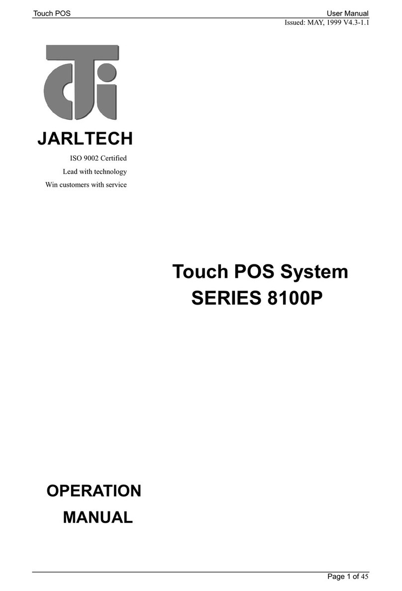 JARLTECH 8100p series Operation manual