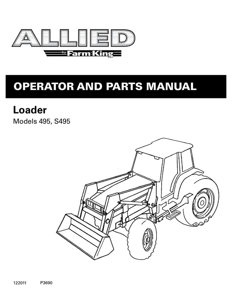 Allied 495 Operator and parts manual