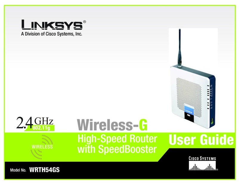Linksys WRTH54GS User manual
