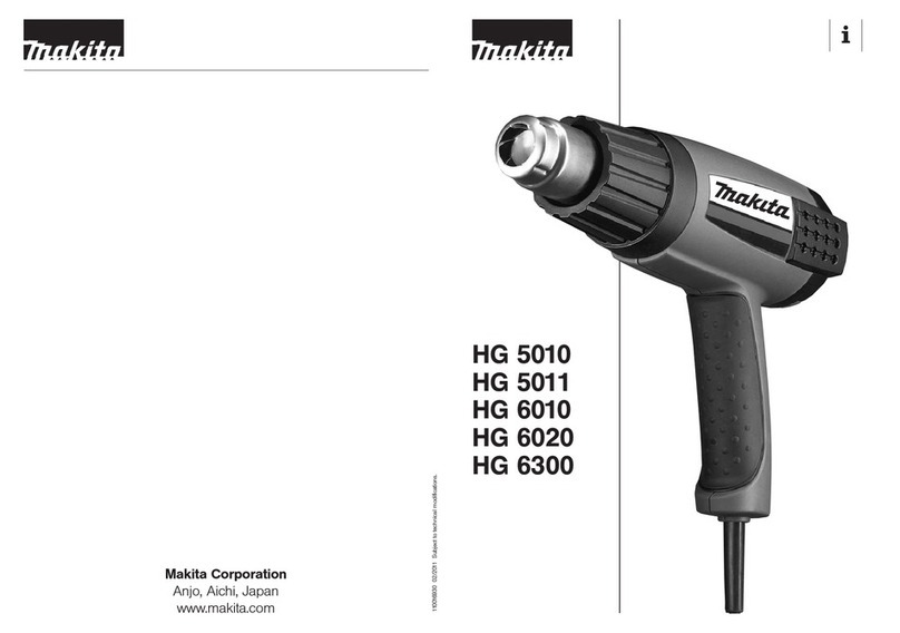Makita HG 5010 User manual