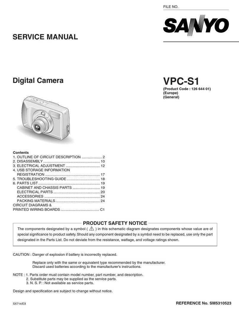 Sanyo Xacti VPC-S1 User manual