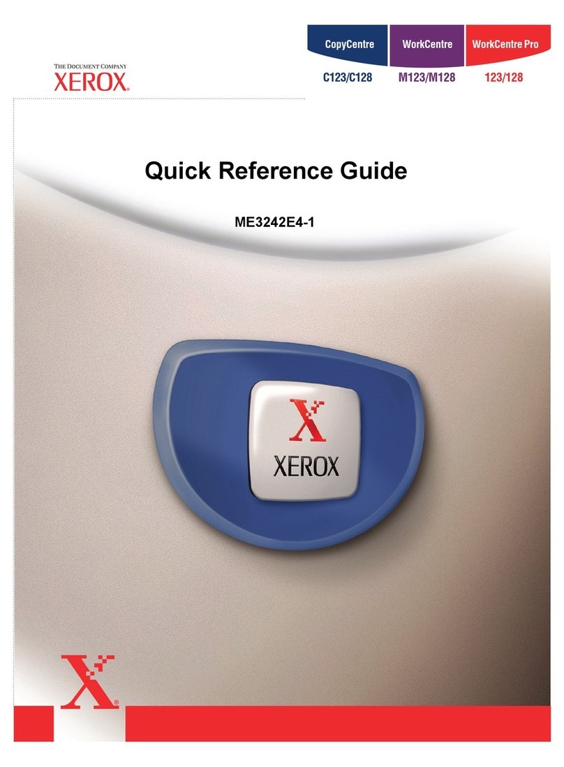 Xerox C123 Copycentre User manual