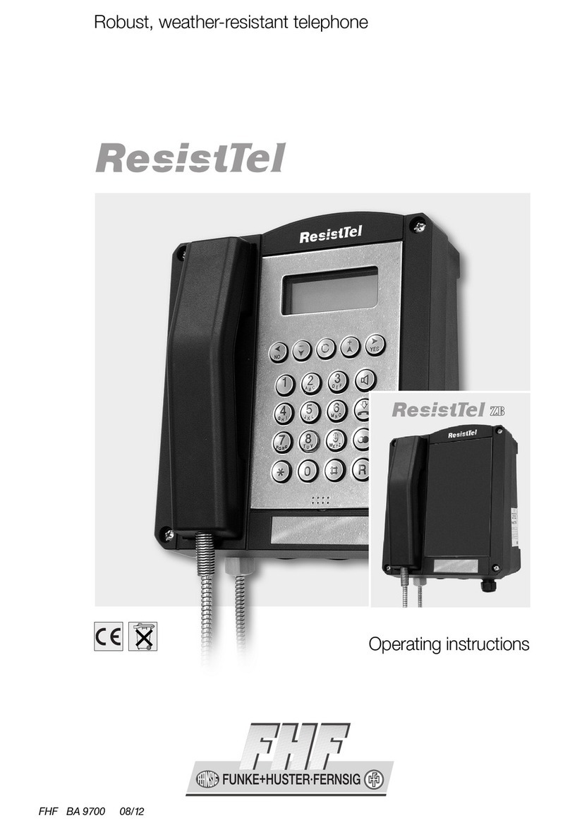 FHF Resistel operating instructions