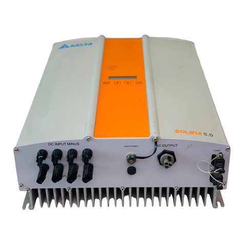 Delta SOLIVIA 5.0 Specification sheet