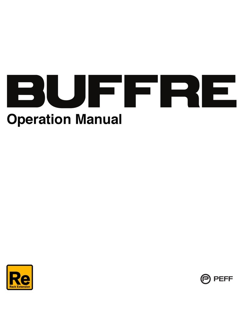 Peff Buffre Operation manual