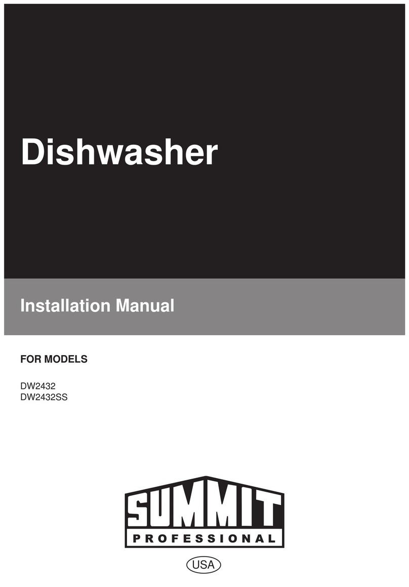 Summit Professional DW2432 installation manual