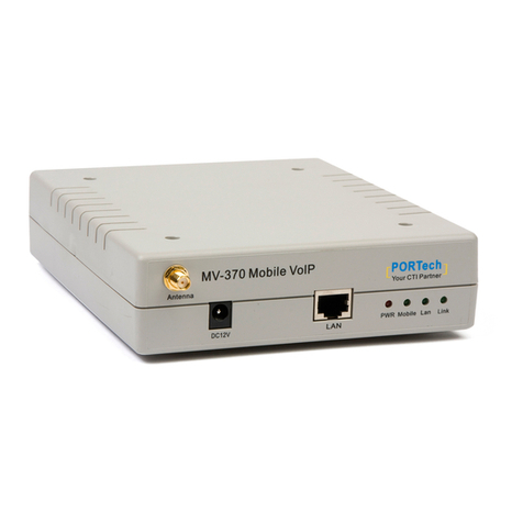Portech MV-370 user manual