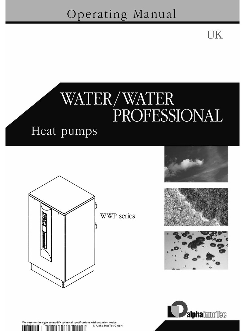 alphainnoTec WWP series operating manual