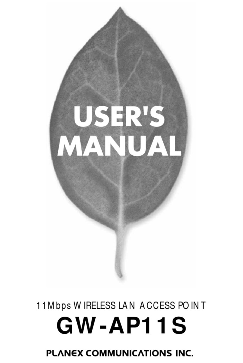 Planex GW-AP11S User manual
