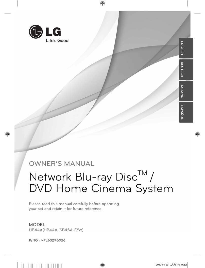 LG HB44A User manual
