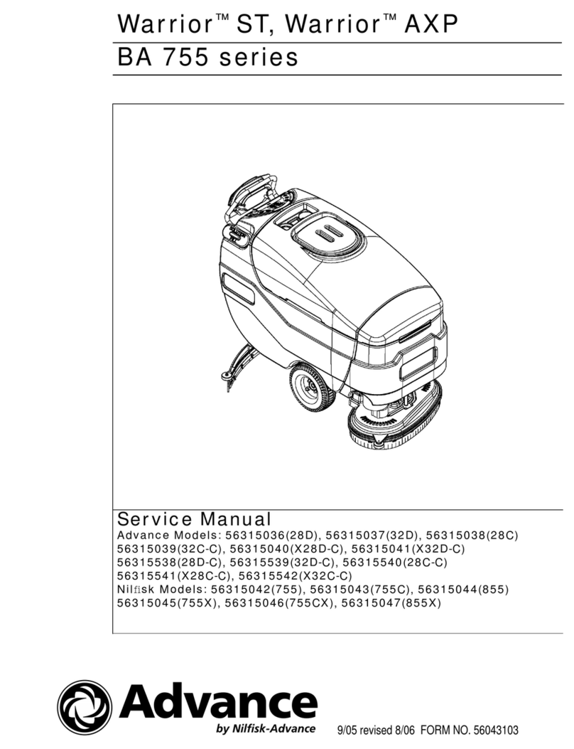 Nilfisk-Advance 56315036(28D) User manual