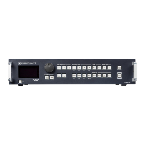 Analog way Pulse user manual