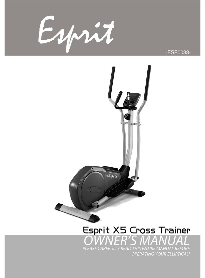 ESPRIT X5 owner's manual