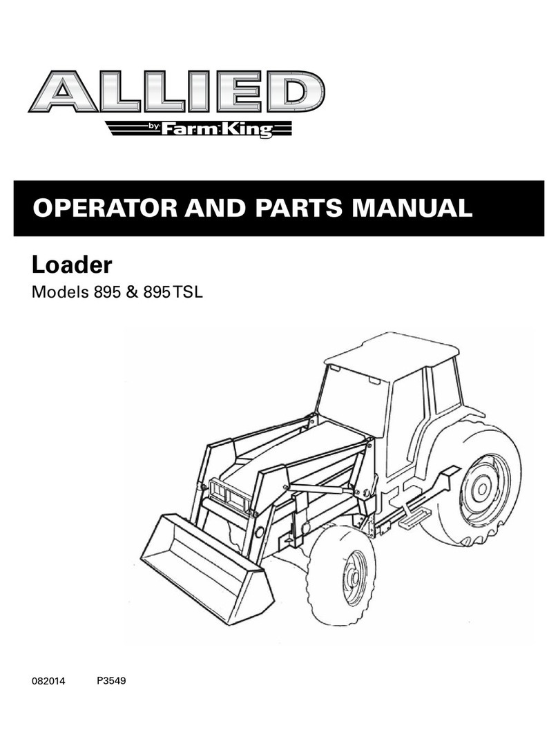 Allied 895 TSL Operator and parts manual