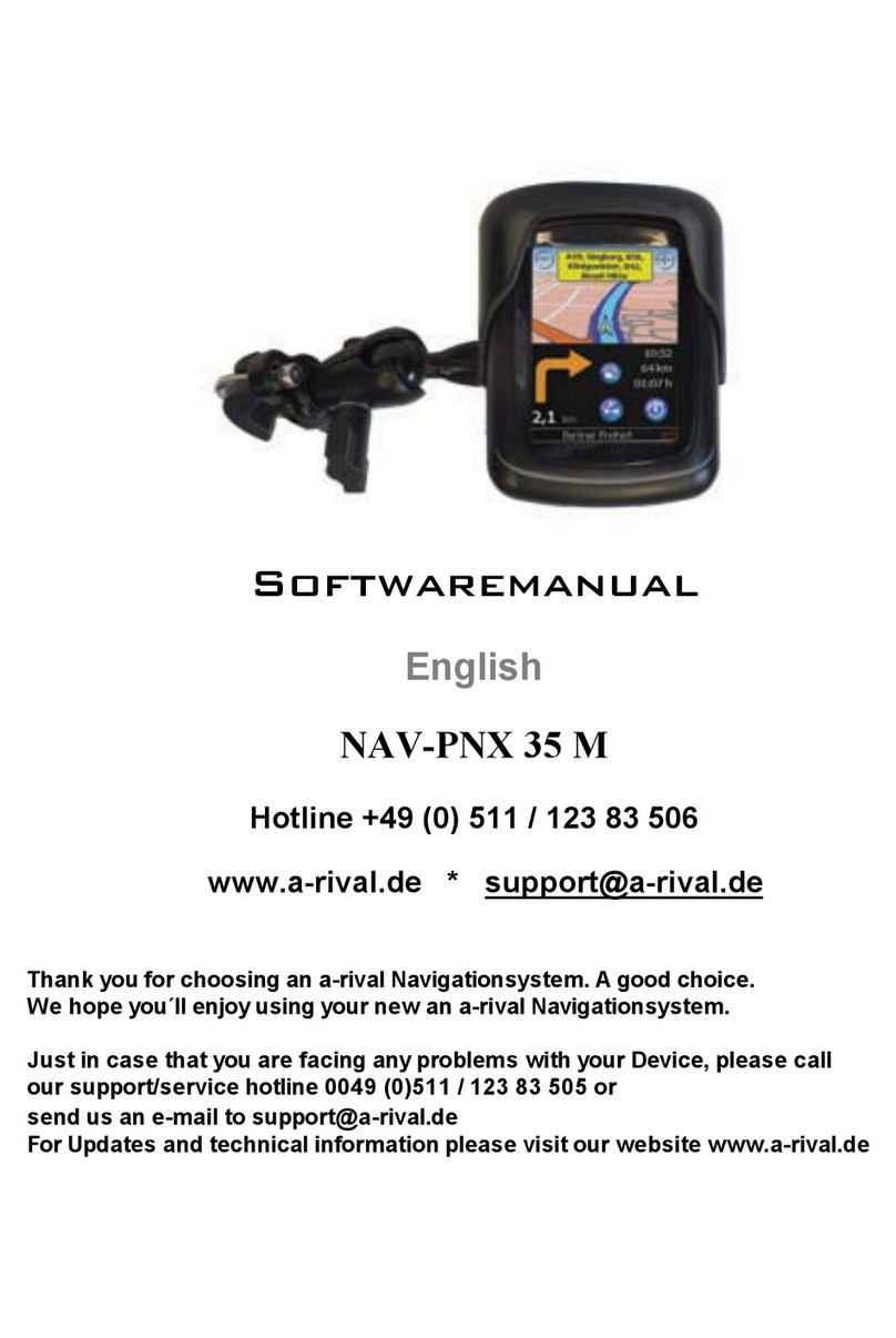 A-rival NAV-PNX 35 M user guide