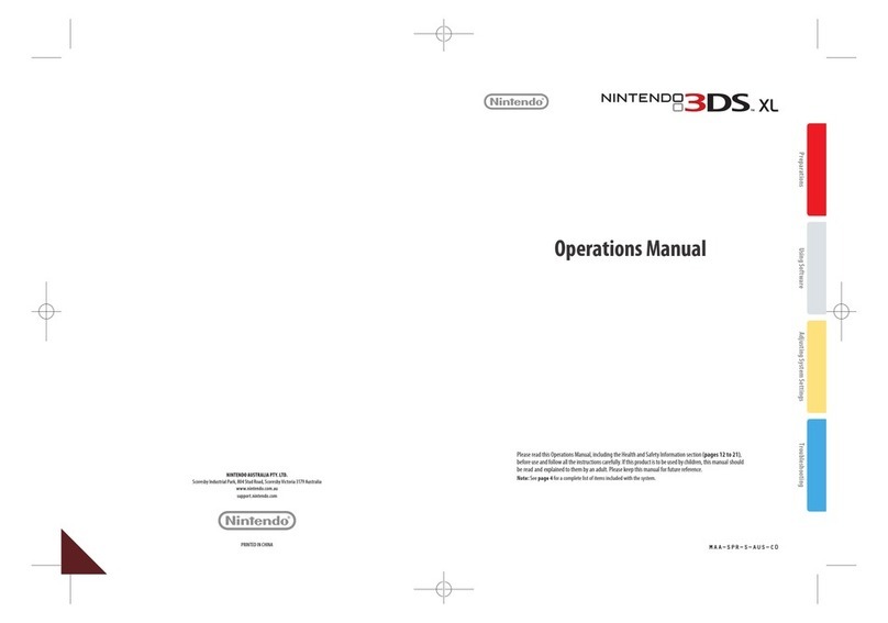 Nintendo 3D XL User manual