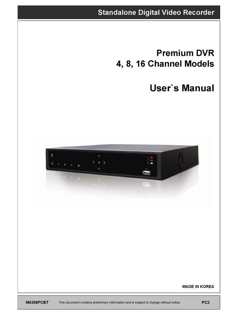 SPY Premium DVR User manual