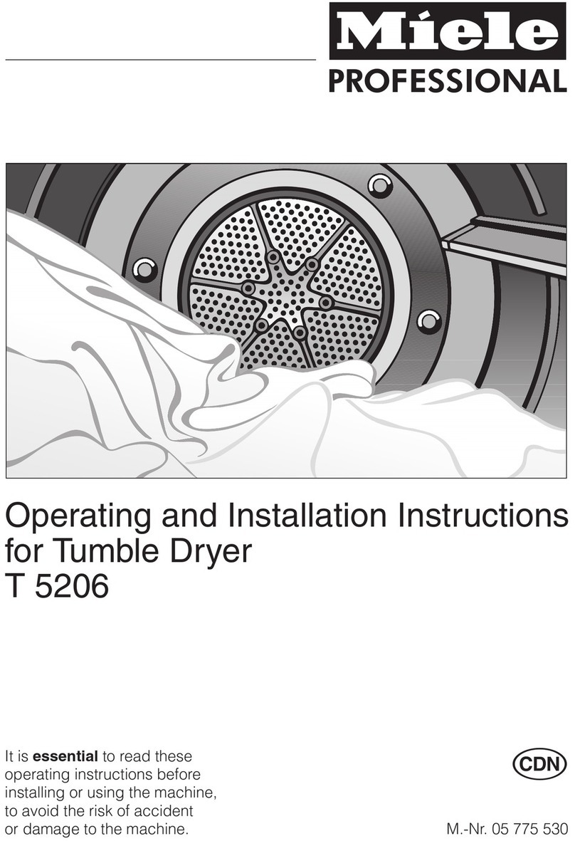 Miele T 5206 User manual