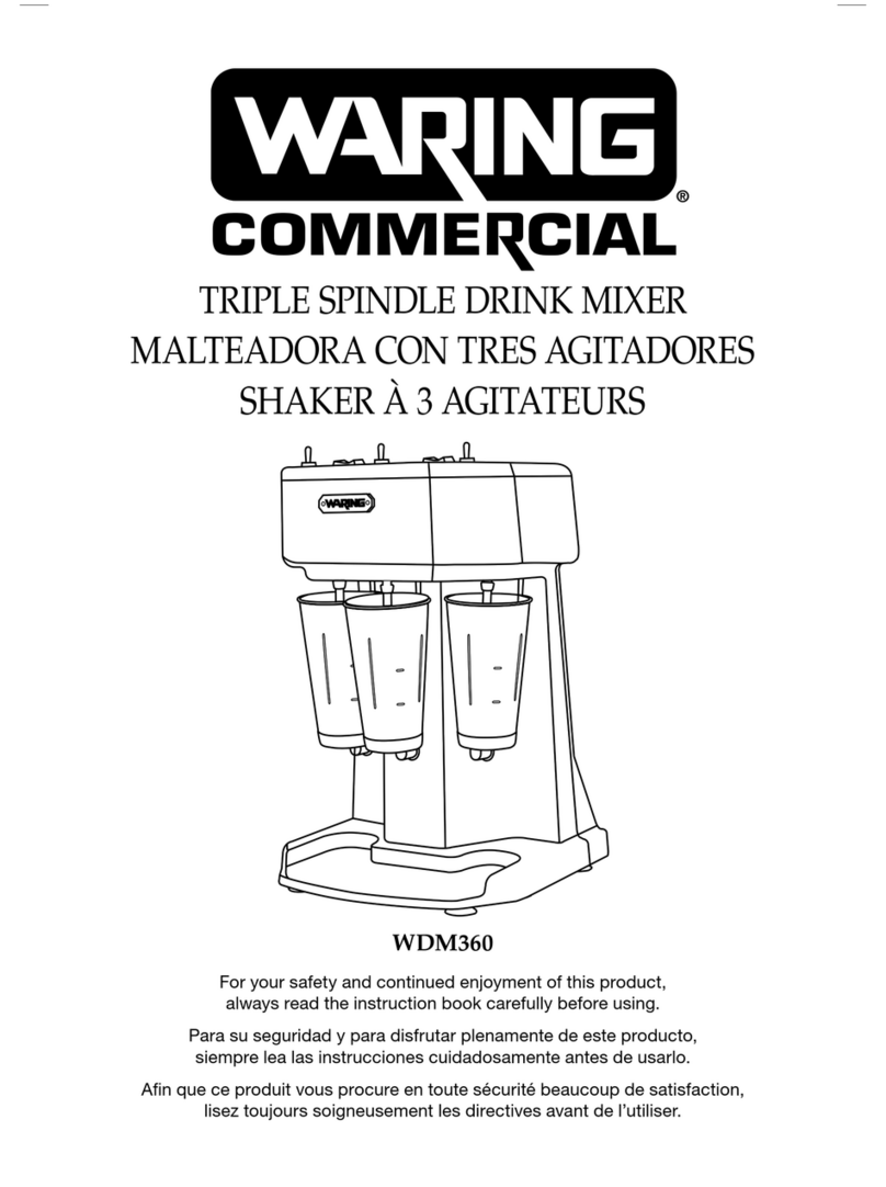 Waring WDM 360 instructions