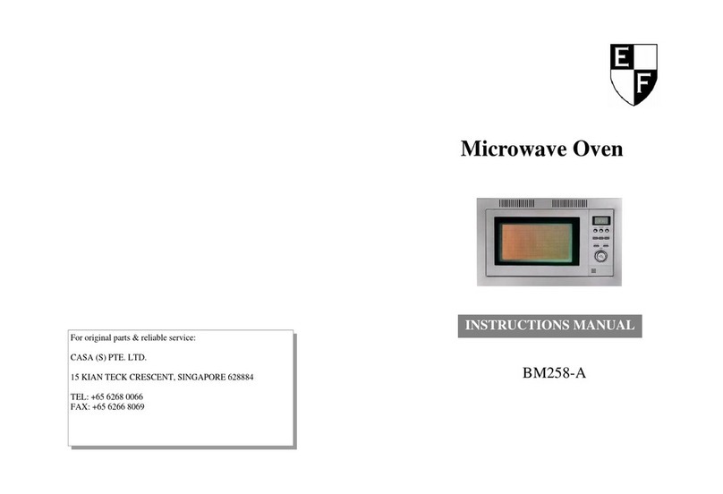 EF BM258-A instruction manual
